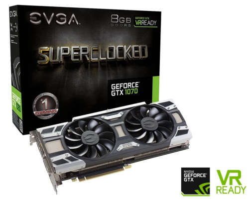EVGA GTX1070 Superclocked