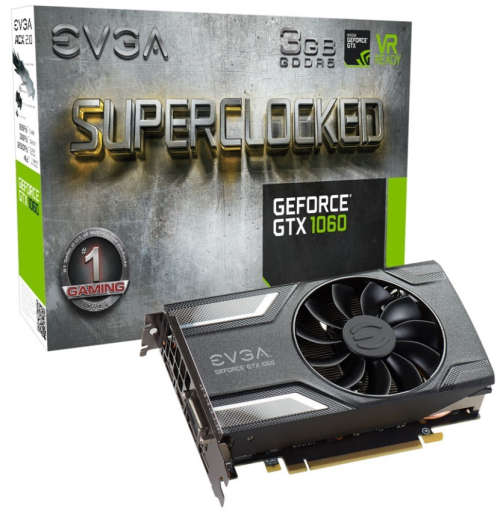 EVGA GeForce GTX 1060 SC GAMING 3GB
