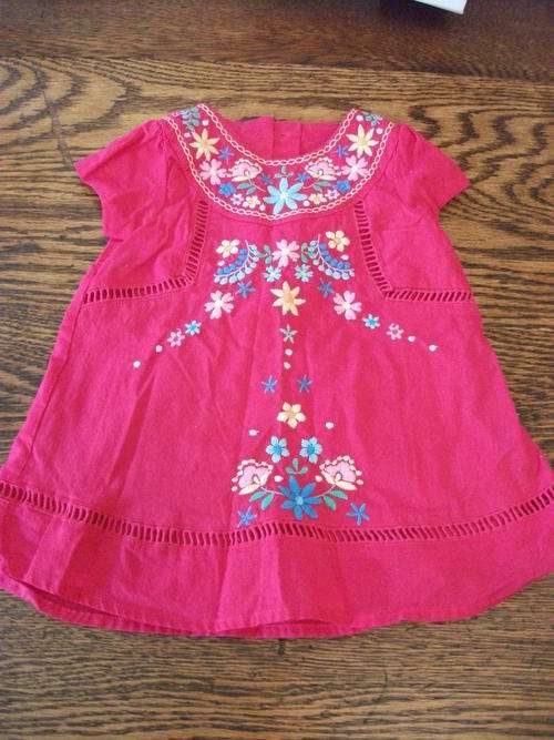 Cute Embroidered Dress 0 - 3 months