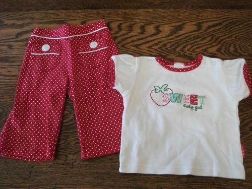 Girls' Pants & Shirt Set 9 - 12 Months