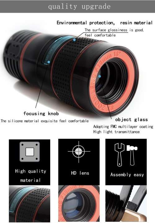 4 in 1 Lens Kit For Smartphones