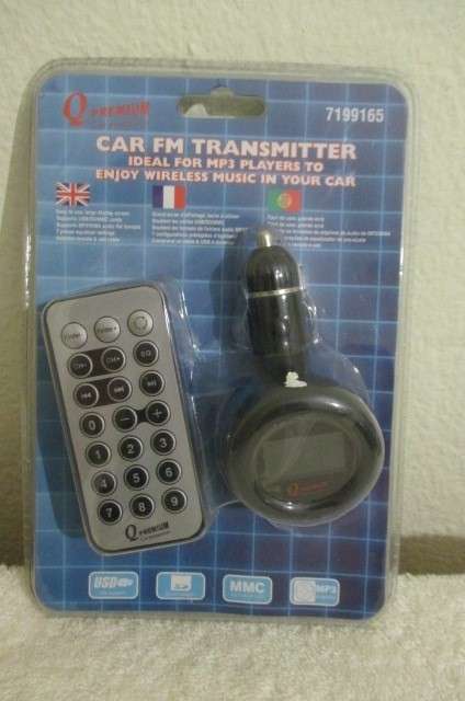 ***CAR FM TRANSMITTER** ENJOY WIRELESS MUSIC IN YOUR CAR