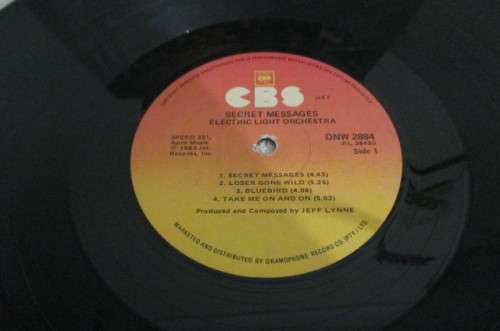 ELECTRIC LIGHT ORCHESTRA - SECRET MESSAGES