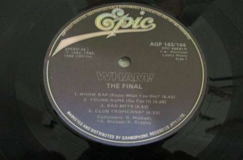 WHAM - THE FINAL - DOUBLE LP