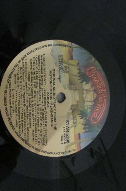 FLASH DANCE ORIGINAL SOUND TRACK FROM MOTION PICTURE