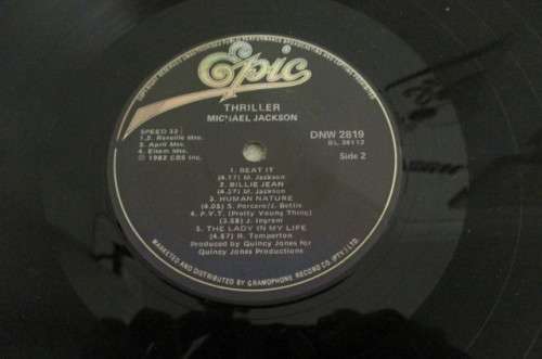MICHAEL JACKSON - THRILLER-BEST SELLING ALBUM OF ALL TIME!
