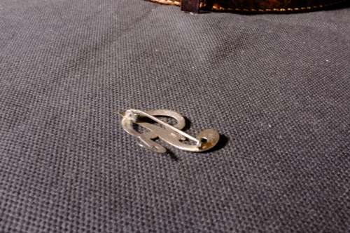 Sterling Silver `R` Brooch