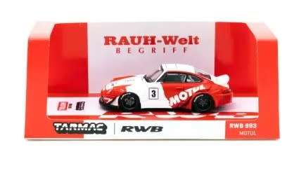 REDUCED! Diecast Porsche Rwb 993 - Motul - with Oil Can