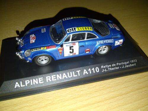 RALLY CAR COLLECTION 1:43 : ALPINE RENAULT A110 RALLYE DE PORTUGAL 1973