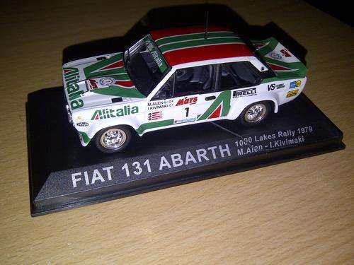 RALLY CAR COLLECTION 1:43 : FIAT 131 ABARTH 1000 LAKES RALLY 1979
