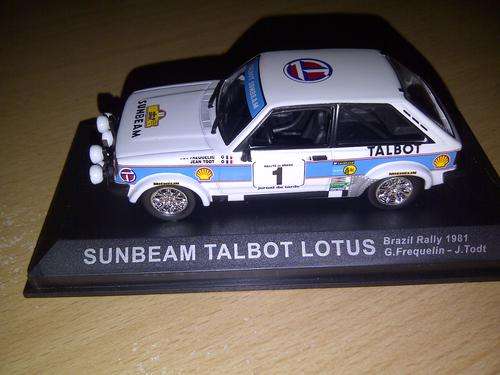 RALLY CAR COLLECTION 1:43 : SUNBEAM TALBOT LOTUS BRAZIL RALLY 1981