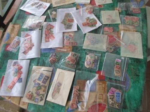 EARLY GREAT BRITAIN UNCHECKED  STAMPS IN PACKETS 20 PLUS PENNY REDS SEE PICS!!!!