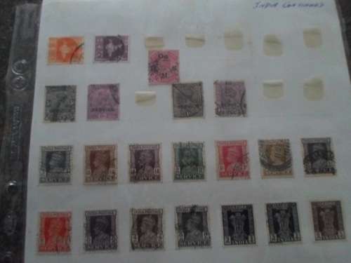 INDIA AND INDONESIA VERY OLD STAMPS GOOD VALUE SEE PICS!!!!!!!