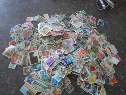 1000 X WORLD USED STAMPS SEE PICS!!!