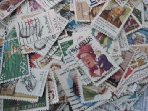 1000 X  UNITED STATES OF AMERICA USED STAMPS OFF PAPER SEE PICS!!!