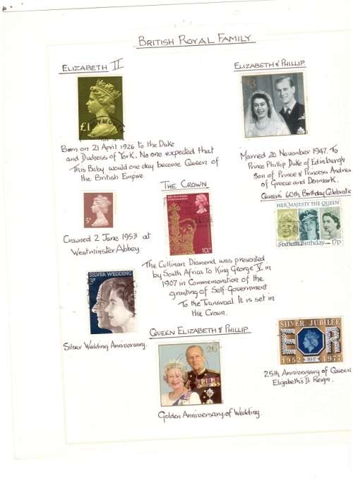 BRITISH ROYAL FAMILY 5  PAGES SEE PICS!!!!