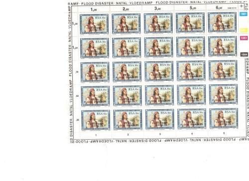 RSA 6 X 25 CONTROL BLOCKS MINT SEE PICS!!!