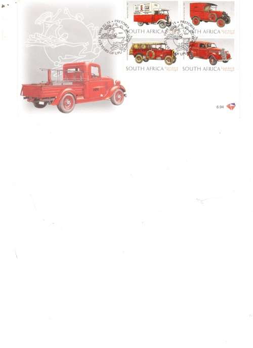 RSA FIRST DAY COVER 6.94 1999 TRUCKS ON LEFT CHANGED AROUND SEE PICS!!!!!