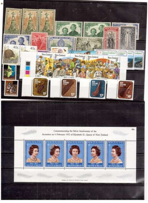 NEW ZEALAND MINT SETS AND STAMPS SEE PICS!!!!