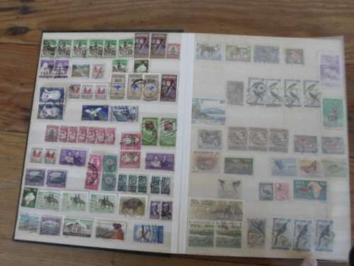 LARGE ALBUM MIXED WORLD STAMPS SOME HIGH VALUES HERE SEE PICS!!!!