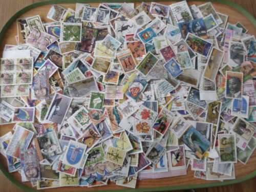 1000 X RSA USED STAMPS OFF PAPER ONLY 20 CENT PER STAMP SEE PICS!!!!