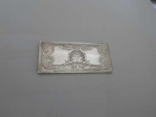 UNITED STATES OF AMERICA 5 $ SILVER CLAD BAR SEE PICS!!!