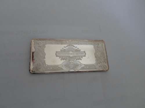 UNITED STATES OF AMERICA 2 $ SILVER CLAD BAR SEE PICS!!!