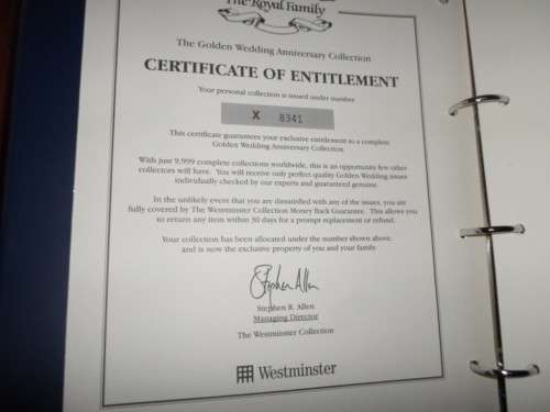 THE ROYAL FAMILY GB LIMITED ALBUM WITH CERTIFICATE 16 PAGES MINT SETS AND FDCS SEE PICS!!!