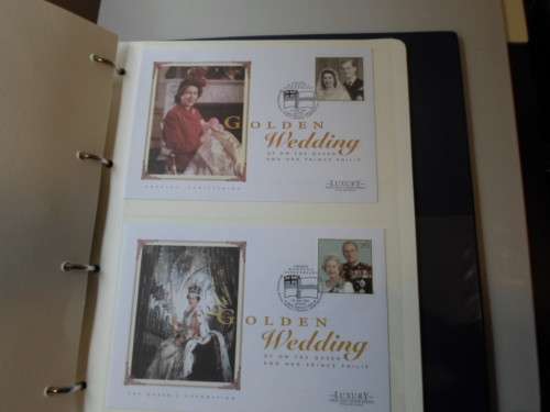 THE ROYAL FAMILY GB LIMITED ALBUM WITH CERTIFICATE 16 PAGES MINT SETS AND FDCS SEE PICS!!!