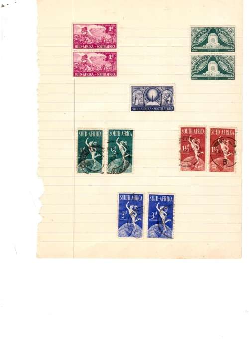 SOUTH AFRICA UNION 116 USED STAMPS SEE PICS!!!