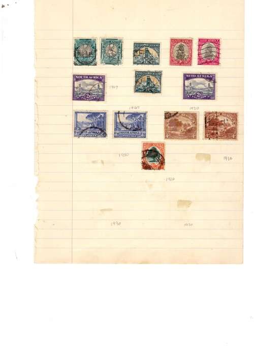 SOUTH AFRICA UNION 116 USED STAMPS SEE PICS!!!