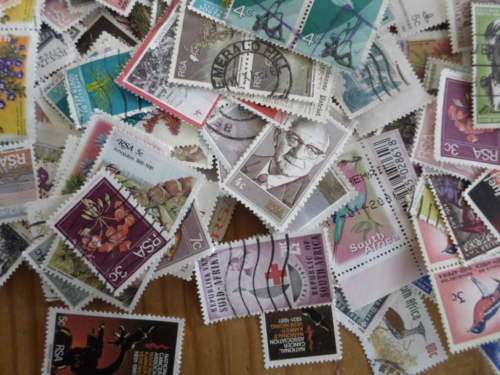 REPUBLIC OF SOUTH AFRICA 1000 X USED STAMPS OFF PAPER SEE PICS!!!
