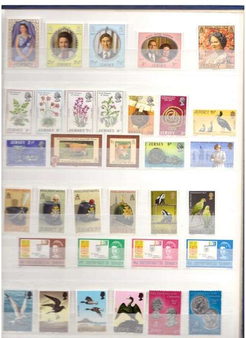GREAT BRITAIN JERSEY 68 X MINT AND USED STAMPS SEE PICS!!!!!