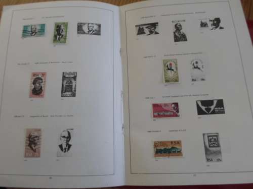 SOUTH AFRICA THE ILLUSTRATED STAMP ALBUM ONLY SOME PAGES SCANNED 1910-1982 SEE PICKS!!!