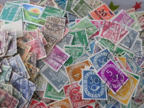 2000 X GERMANY USED  STAMPS ONLY .45 CENTS PER STAMP VERY CHEAP SEE PICS!!!!
