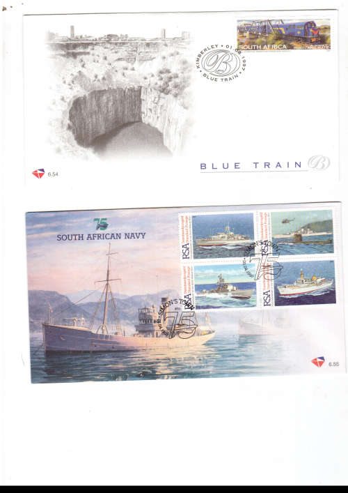 35 X RSA FIRST DAY COVERS SOME HIGH VALUES MINT CONDITION SEE PIS