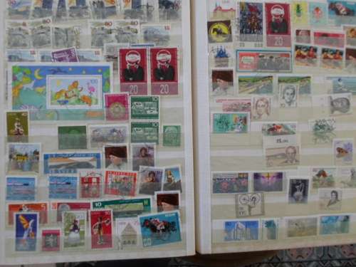 EXTRA LARGE ALBUM GERMANY 60 PAGES FULL OF USED STAMPS BARGAIN GOOD VALUES ONLY SOME PAGES SCANNED