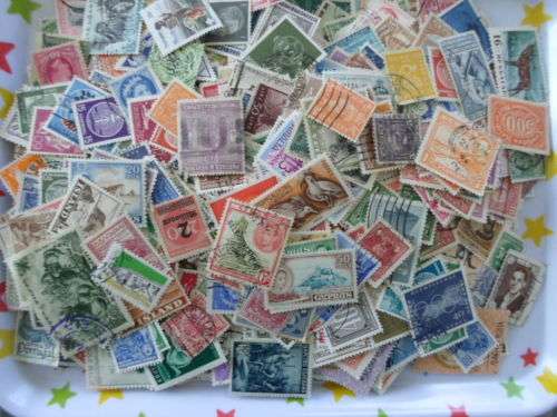 1000 X WORLD USED STAMPS OFF PAPER GREAT VALUE VERY NEAT LOT SEE PICS