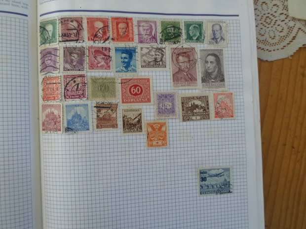 ALBUM  MIXED 932 WORLD STAMPS USED GOOD VALUE NOT ALL PAGES SCANNED SEE PICS