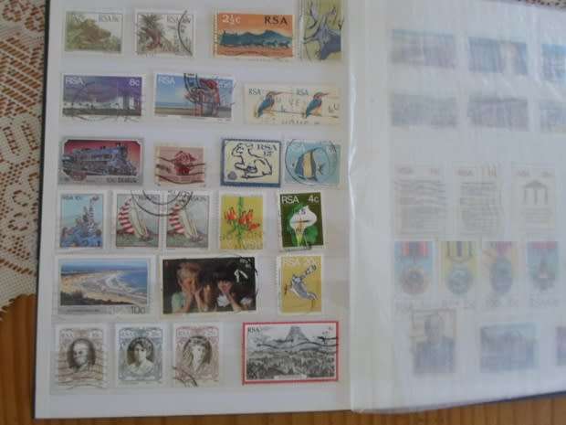 SMALL ALBUM RSA USED STAMPS VERY NEAT SEE PICS