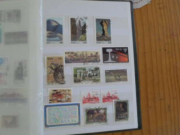 SMALL ALBUM RSA USED STAMPS VERY NEAT SEE PICS
