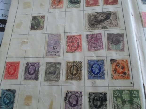 ALBUM MIXED WORLD STAMPS ONLY SOME PAGES SCANNED SOME HIGH VALUES SEE PICS