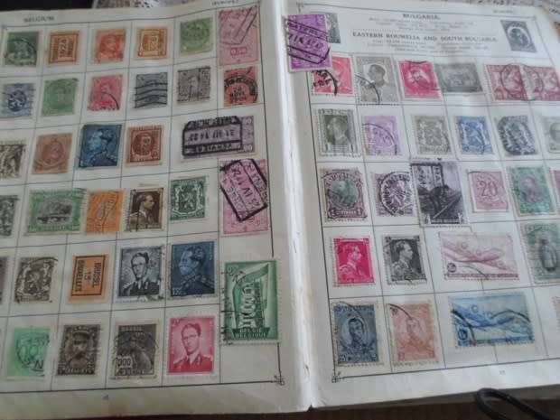 ALBUM MIXED WORLD STAMPS ONLY SOME PAGES SCANNED SOME HIGH VALUES SEE PICS