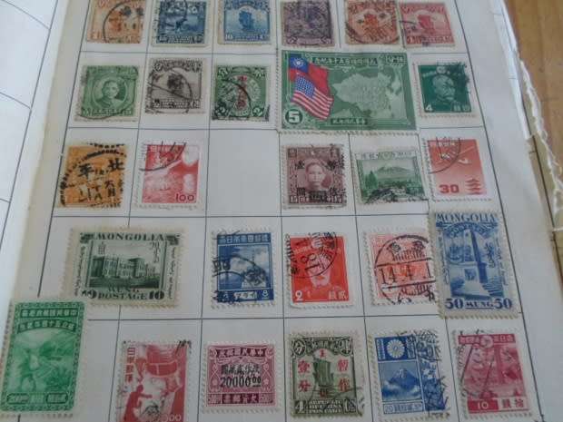 ALBUM MIXED WORLD STAMPS ONLY SOME PAGES SCANNED SOME HIGH VALUES SEE PICS