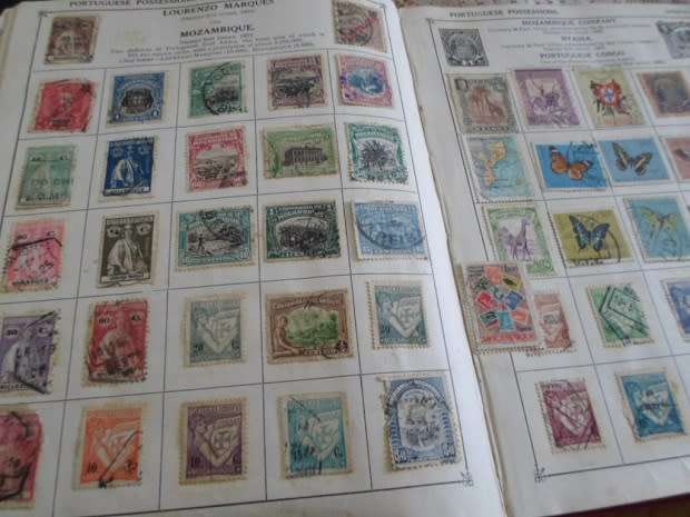 ALBUM MIXED WORLD STAMPS ONLY SOME PAGES SCANNED SOME HIGH VALUES SEE PICS