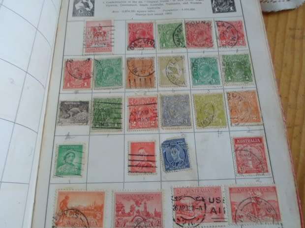 ALBUM MIXED WORLD STAMPS ONLY SOME PAGES SCANNED SOME HIGH VALUES SEE PICS