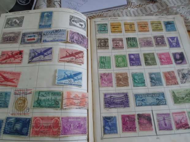 ALBUM MIXED WORLD STAMPS ONLY SOME PAGES SCANNED SOME HIGH VALUES SEE PICS