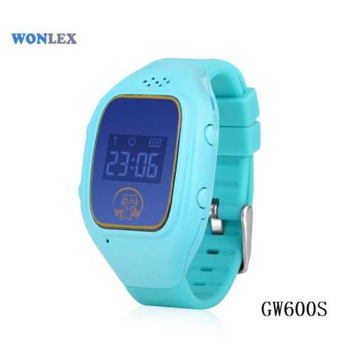 KIDS GPS PHONE WATCH 0.66 INCH OLED SCREEN GW600S BLUE