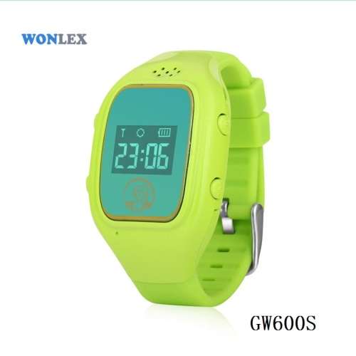 KIDS GPS PHONE WATCH 0.66 INCH OLED SCREEN GW600S GREEN