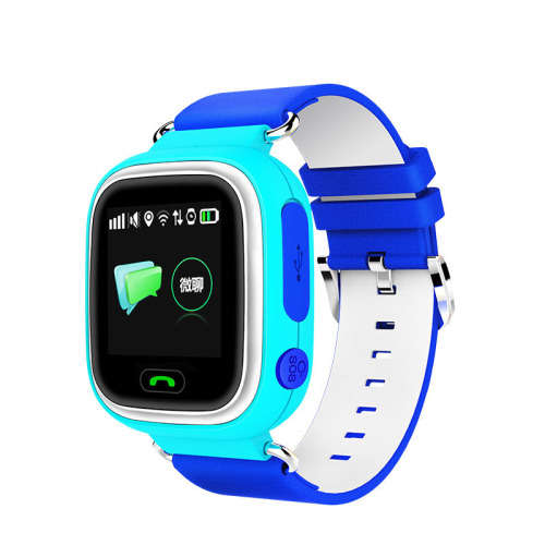 KIDS GPS PHONE WATCH COLOUR TOUCH SCREEN Q523S/GW100 BLUE